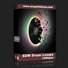 鼓素材/EDM Drum Loops (128bpm)