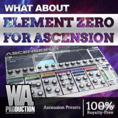 【Ascension合成器预制音色】W.A.Production Element Zero Expansion For Ascension-SYNTHiC4TE